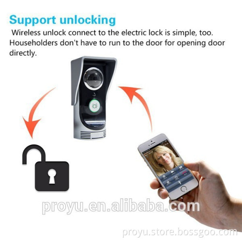 2015 China factory apartment wifi video door phone intercom system PY-WCC